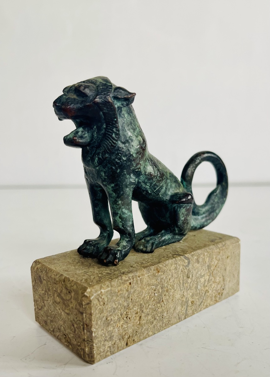 Chien Fu en bronze -photo-2